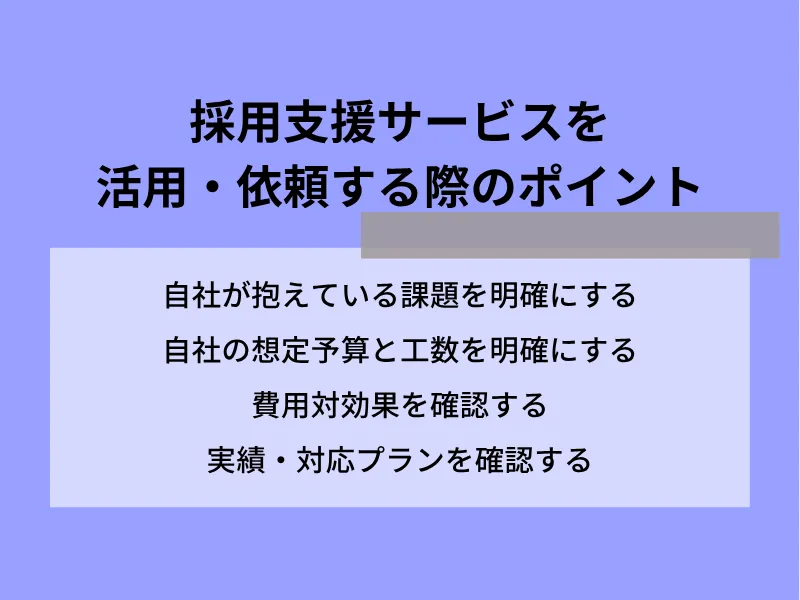 採用支援サービスを成功させる進め方